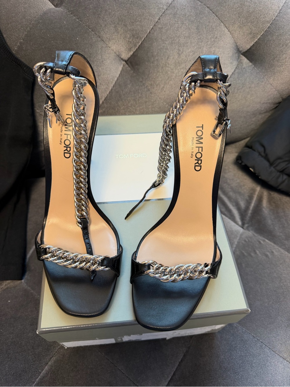 TOM FORD CHAIN SANDALS